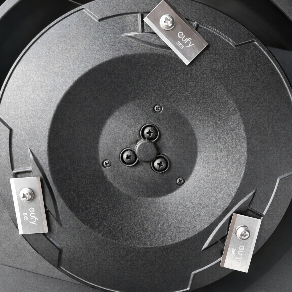 eufy E15 Klingen – frisch gewechselter Messerteller mit drei neuen Klingen